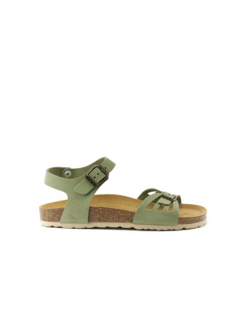 Sandales en daim Neva rosemary vertes