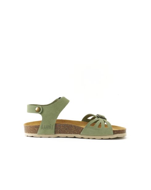 Sandales en daim Neva rosemary vertes