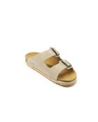 Sandales en cuir nubuck Alberto beige