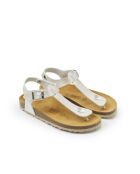 Sandales en cuir Leon Pearl blanches