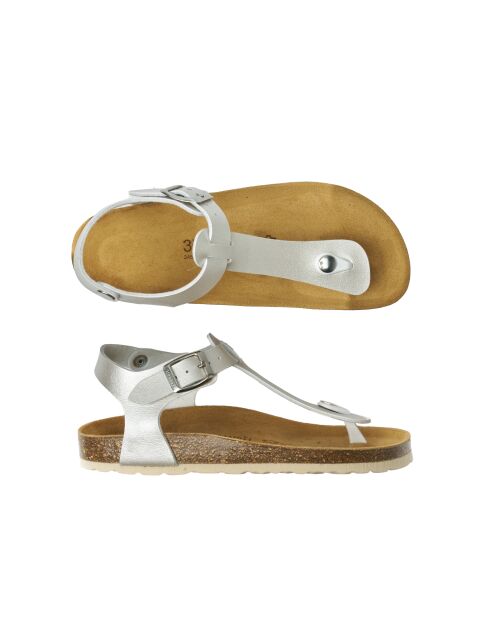 Sandales en cuir Leon Pearl blanches