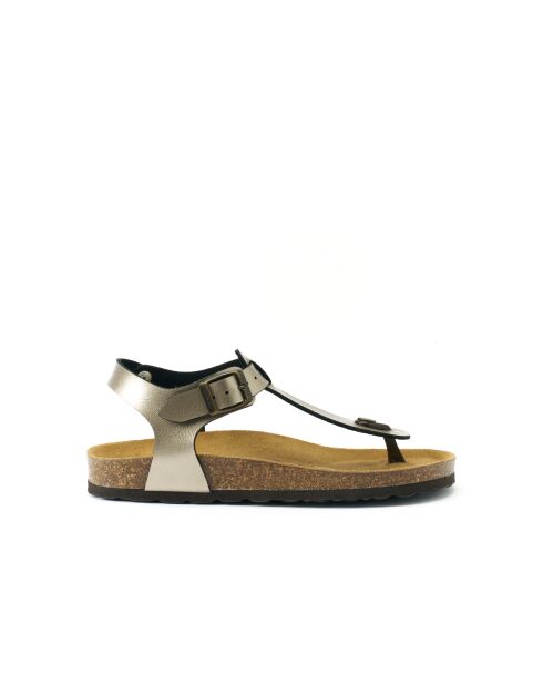 Sandales en cuir Leon bronze
