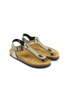 Sandales en cuir Leon bronze