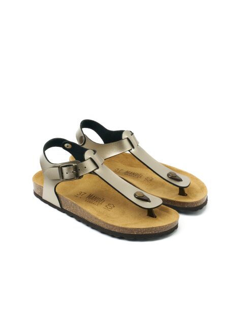Sandales en cuir Leon bronze
