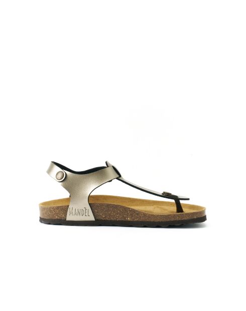 Sandales en cuir Leon bronze