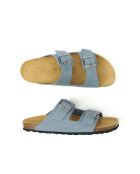 Sandales en cuir nubuck Alberto bleues