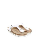 Sandales en cuir Blanca blanches