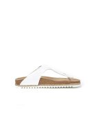 Sandales en cuir Blanca blanches