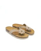 Sandales en daim Lene taupe