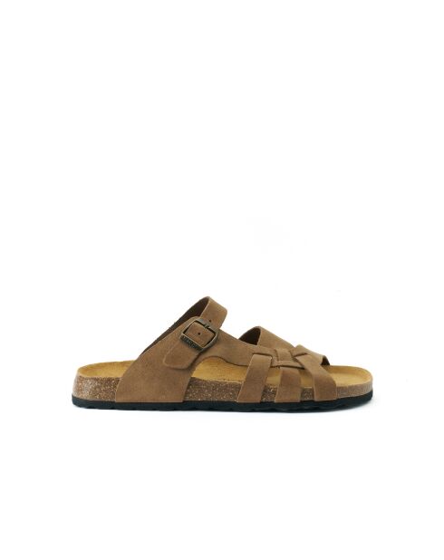 Sandales en daim Alvaro brunes