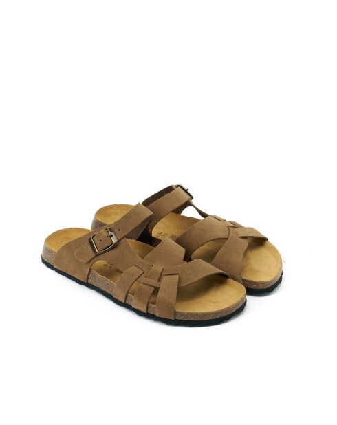 Sandales en daim Alvaro brunes