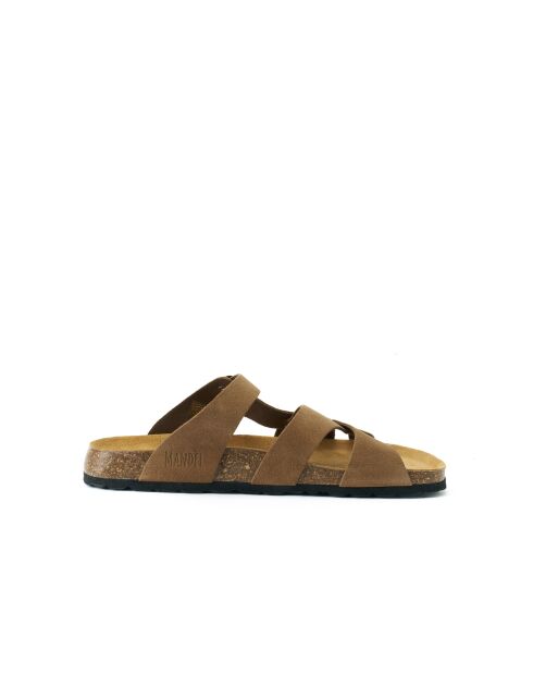 Sandales en daim Alvaro brunes