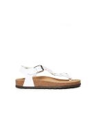 Sandales en cuir Aida blanches