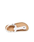 Sandales en cuir Aida blanches