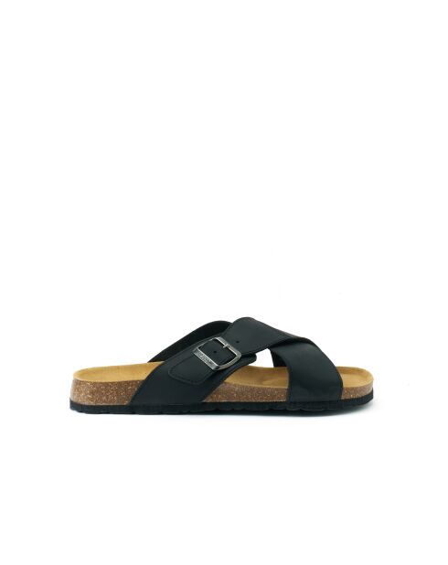 Sandales en cuir Ramon noires