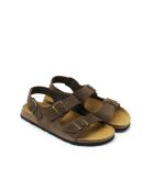 Sandales en daim Carlos brunes