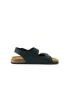 Sandales en cuir Carlos noires