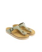 Sandales en cuir nubuck Blanca vertes