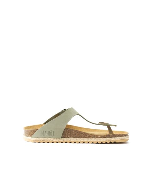 Sandales en cuir nubuck Blanca vertes