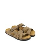 Sandales en cuir nubuck Alvaro taupe