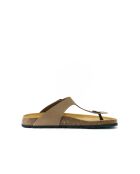 Sandales en cuir nubuck David brunes