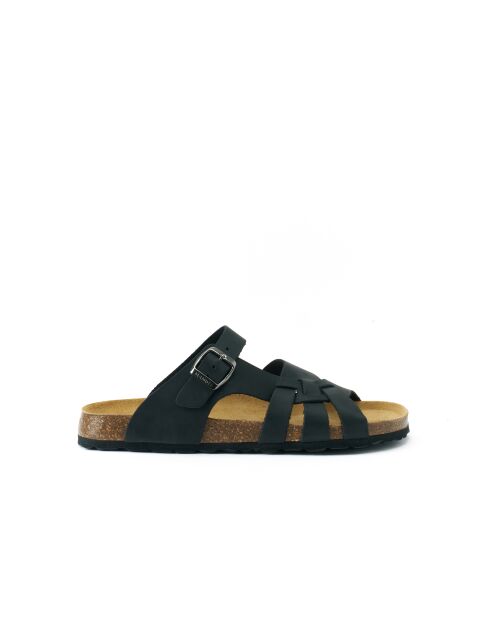 Sandales en cuir Alvaro noires