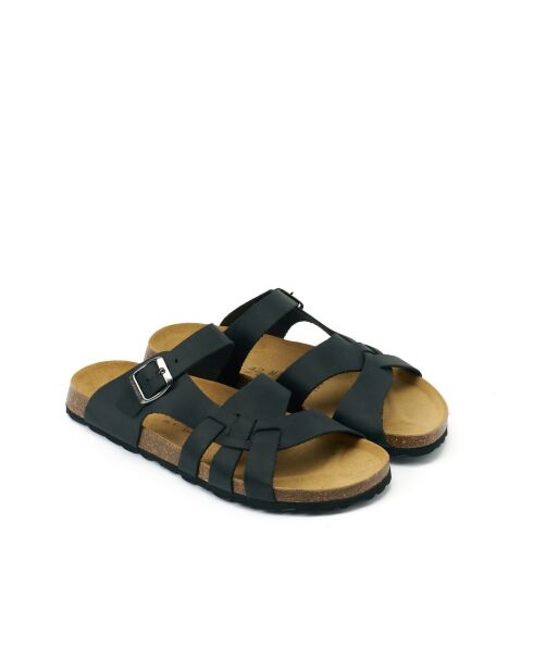 Sandales en cuir Alvaro noires