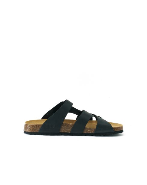Sandales en cuir Alvaro noires