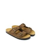 Sandales en daim Alberto brunes