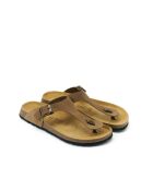 Sandales en daim David brunes