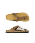Sandales en daim David brunes
