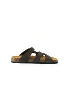 Sandales en cuir Alvaro brun foncé