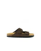 Sandales en daim Alberto brunes