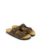 Sandales en daim Alberto brunes