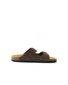 Sandales en daim Alberto brunes