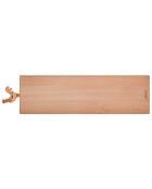 Planche à découper Salami en bois de hêtre naturel - 40x11x2cm