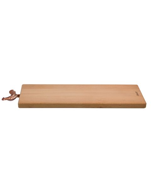 Planche à découper Salami en bois de hêtre naturel - 40x11x2cm