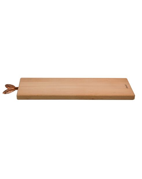 Planche à découper Salami bois de hêtre naturel - 40x11x2cm