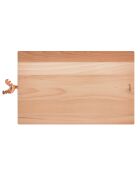 Planche à découper en bois de hêtre naturel - 40x23x2cm