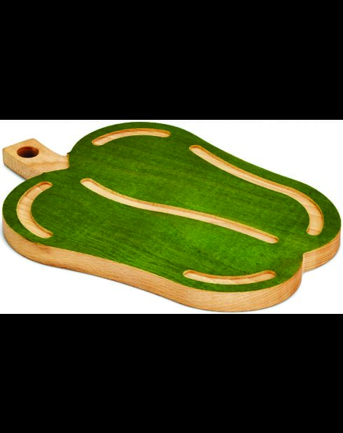 Grande planche à découper Pepper en bois de hêtre - 23,5x33x2cm