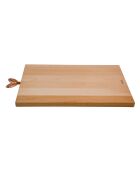 Planche à découper en bois de hêtre naturel - 40x23x2cm