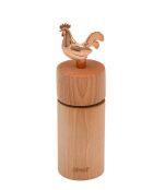 Moulin sel et poivre en bois de hêtre naturel - 6x19cm