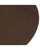 Table basse ronde en béton marron - D.52cm