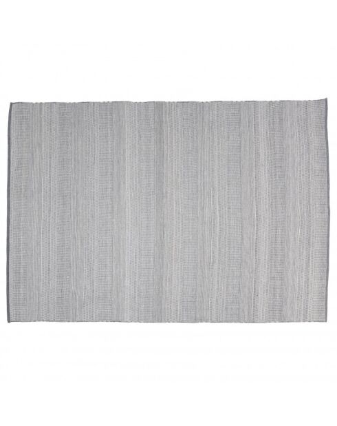 QUENTIN - Tapis d'extérieur rect  gris/blanc - 160x230cm
