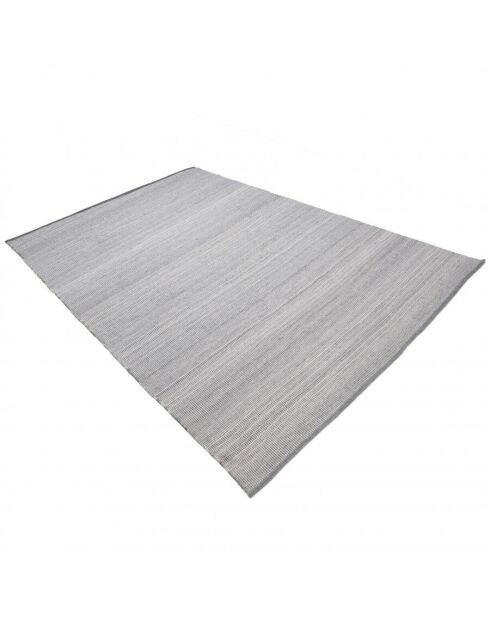 QUENTIN - Tapis d'extérieur rect  gris/blanc - 160x230cm