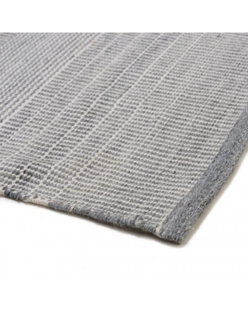 QUENTIN - Tapis d'extérieur rect  gris/blanc - 160x230cm
