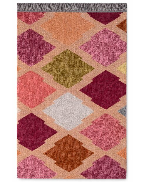 Plaid Daiya Shoru rose/rouge - 150x200 cm