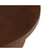 Table d'appoint ronde en béton marron - D.45cm