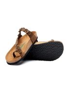 Sandales en cuir Ilva sables