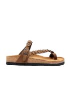 Sandales en cuir Ilva sables